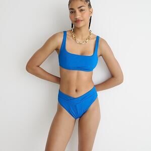 NWT J.Crew Wide-rib crossover cheeky bottom